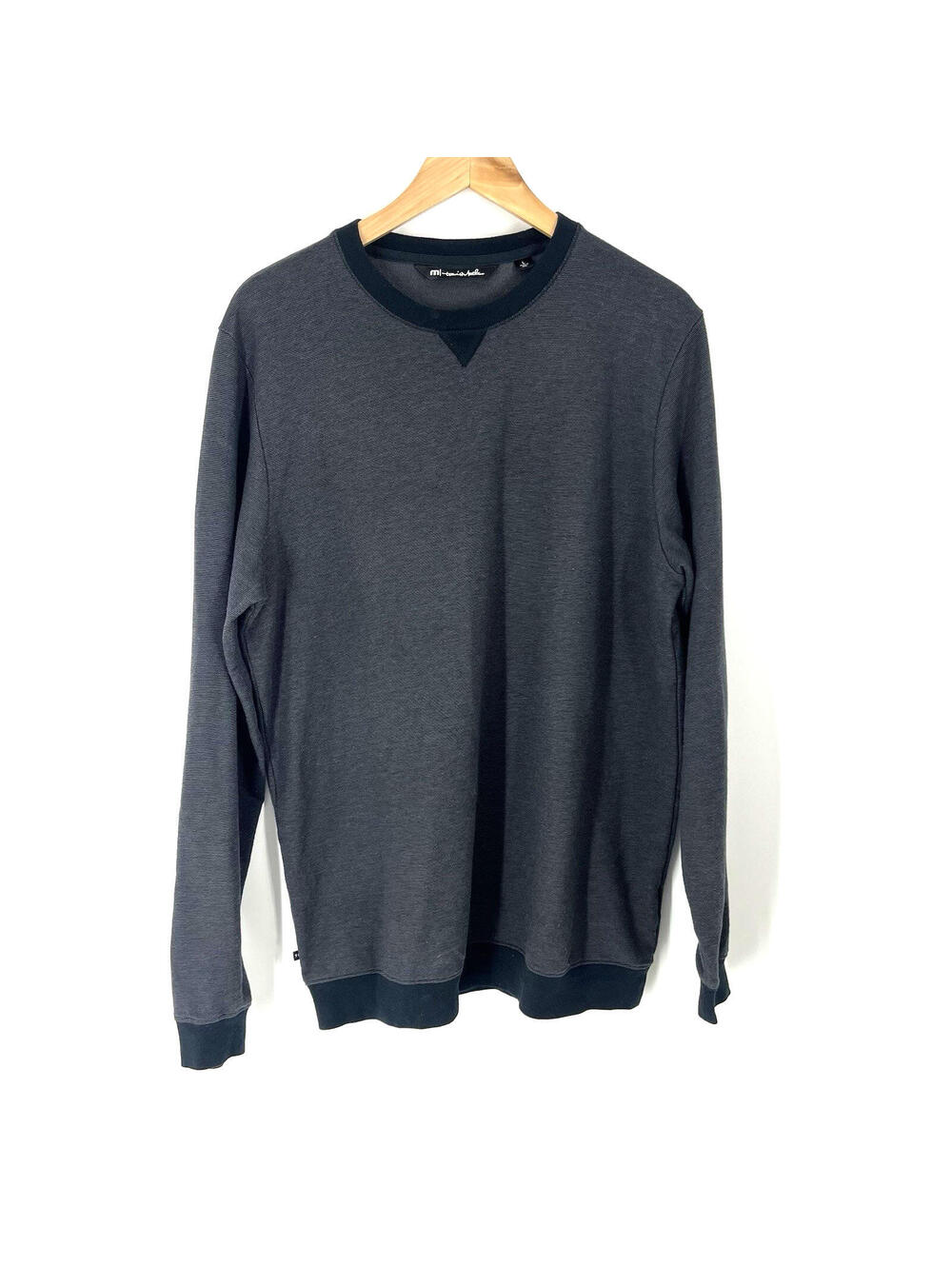 Travis Mathew Carlin Pullover Sweatshirt Size Large Mens Navy Long Sleeve Golf